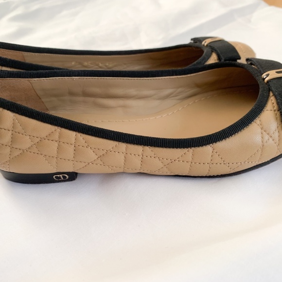 Dior CD Ballet Flats - Two Tone size 5.5US - Picture 2 of 6
